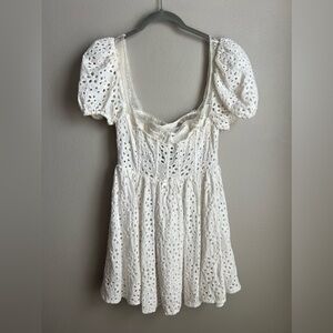 For Love and Lemons White, Lacey Dress